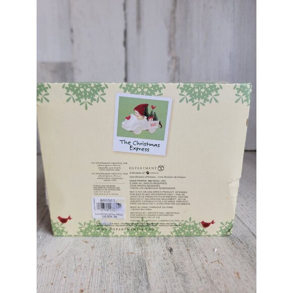 Dept 56 NEW xmas Express train RARE 600583 snow babies Xmas figure decor - Picture 5 of 6